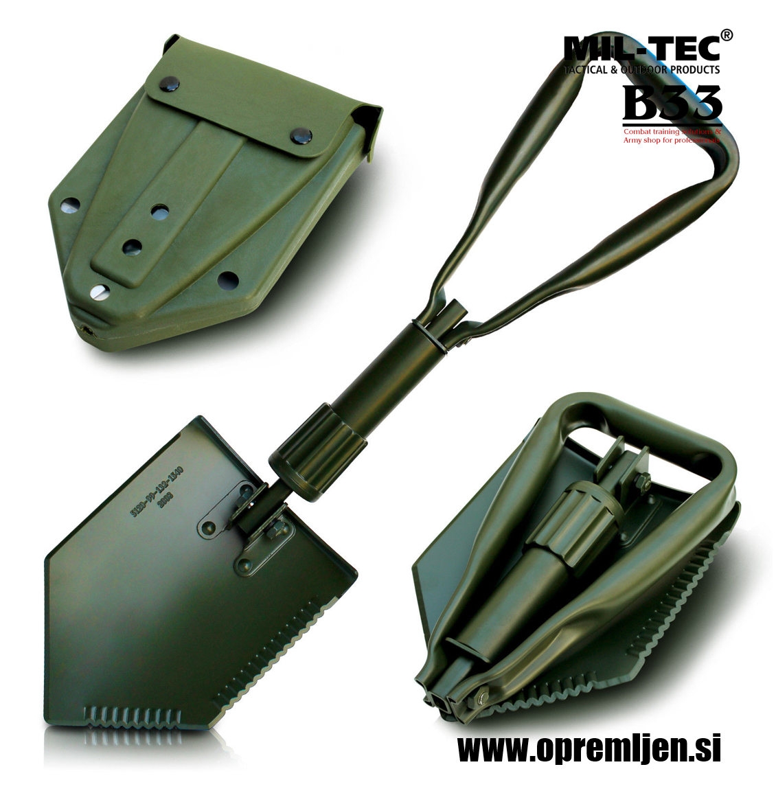 B33 army shop - ALICE vojaška torbica z vojaško zložljivo lopato MILTEC by B33 army shop at www.opremljen.si, trgovina z vojaško opremo, vojaška trgovina