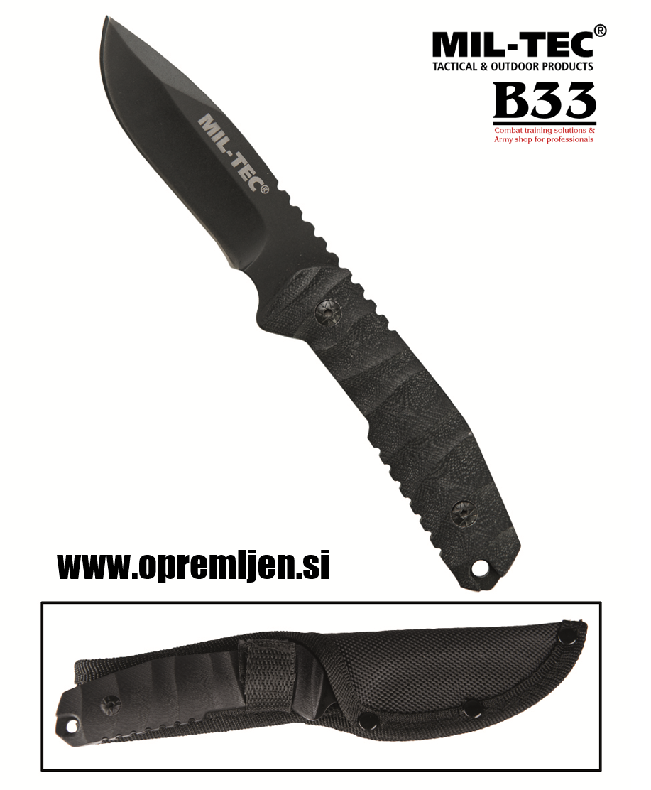 B33 army shop - bushcraft nož - MIL-TEC, MILTEC opremite se na www.opremljen.si (trgovina z vojaško opremo, vojaška trgovina)