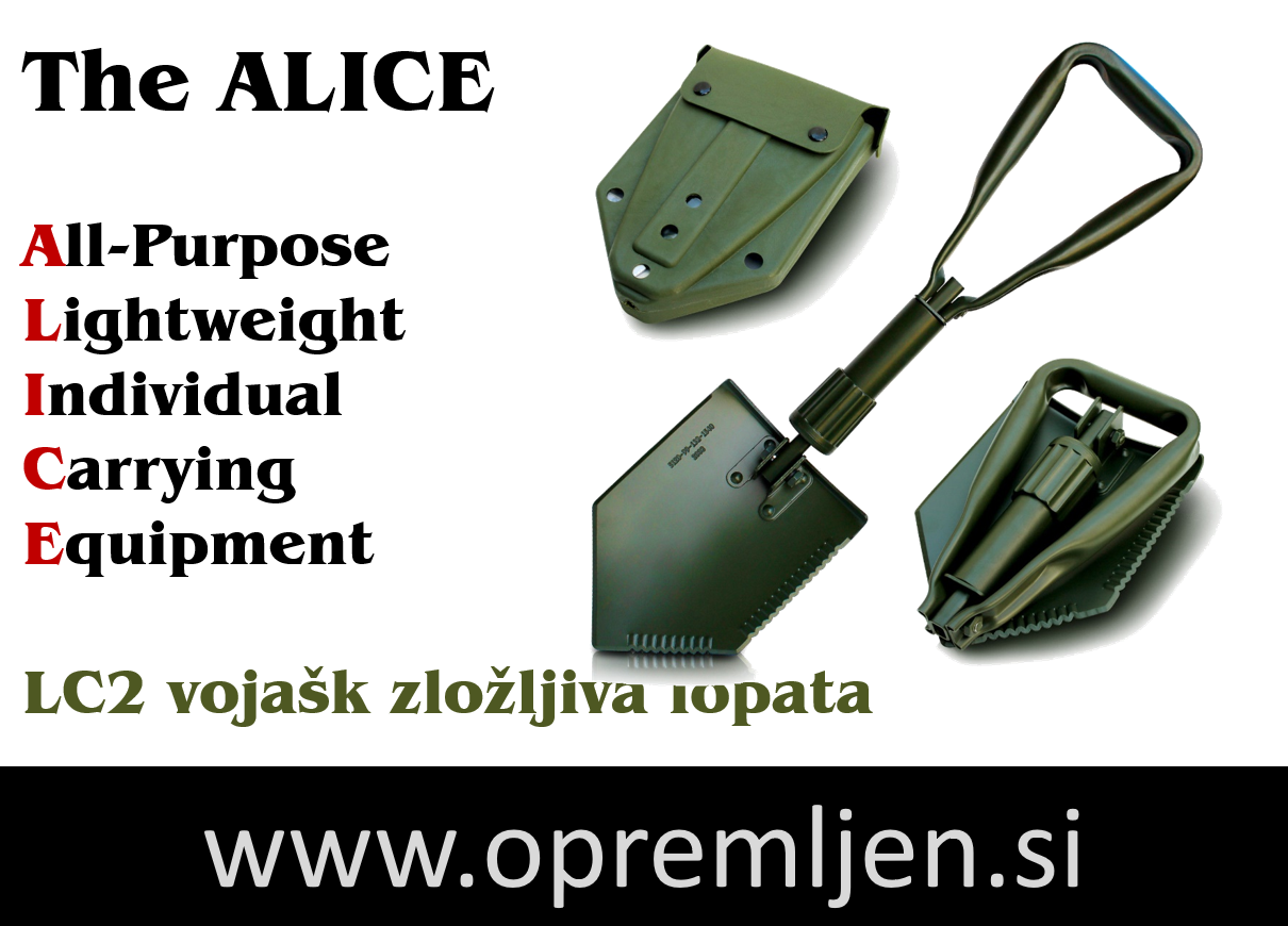 B33 army shop - ALICE vojaška zložljiva lopata, MILTEC by B33 army shop at www.opremljen.si trgovina z vojaško opremo, vojaška trgovina