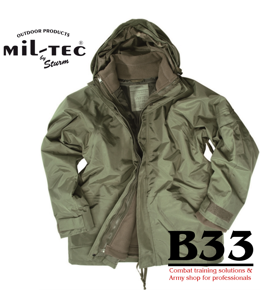 Zimska nepremočljiva tri slojna jakna z zaščito proti vetru by B33 army shop at www.opremljen.si