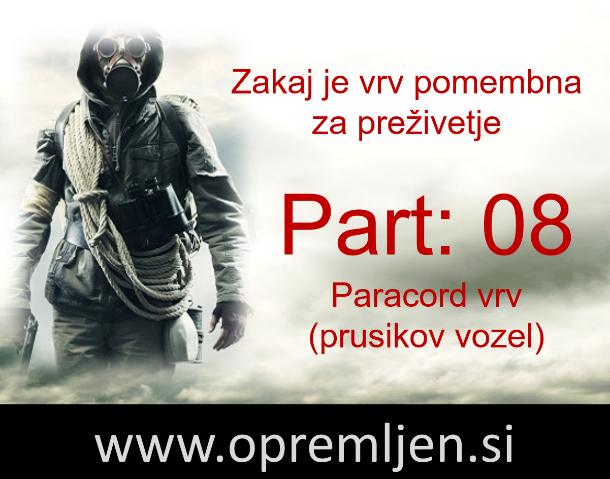 Paracord vrv by B33 army shop at www.opremljen.si