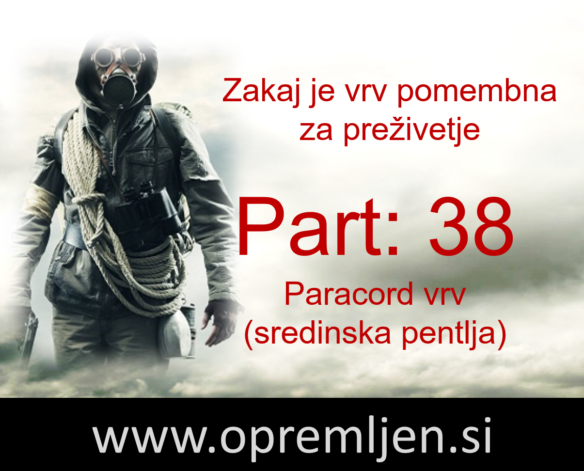 B33 army shop - paracord vrv - sredinska pentlja